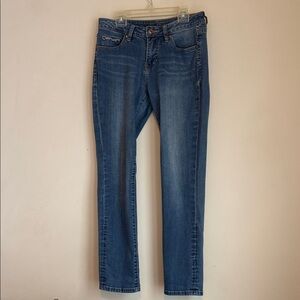 Jag Jeans Straight Leg Mid Wash Denim in Blue